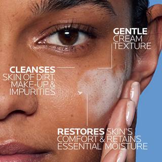 Toleriane Hydrating Gentle Facial Cleanser | Clinically Tested, Derm Recommended