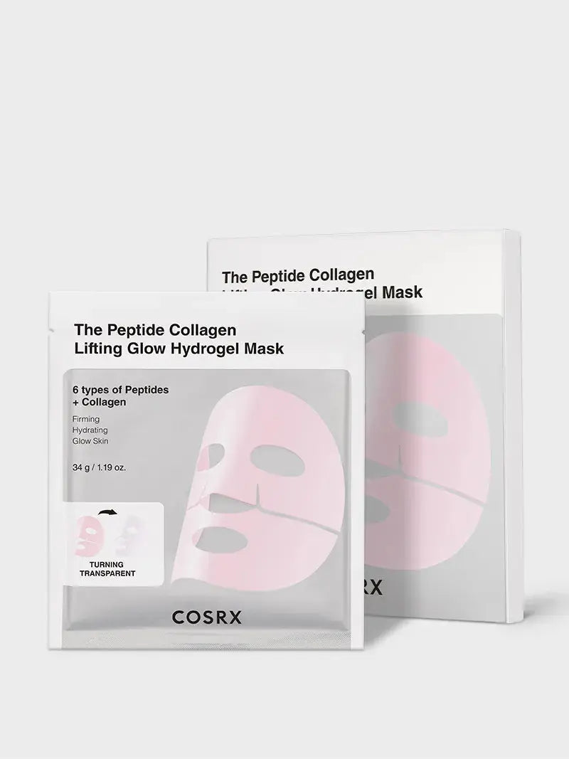 COSRX The Peptide Collagen Lifting Glow Hydrogel Mask COSRX Official face masks Skinarchives