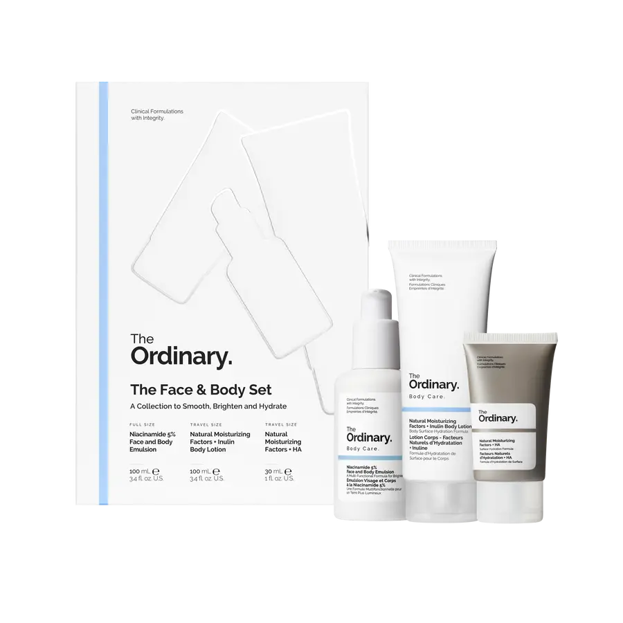 The Face & Body Set | The Ordinary The Ordinary Gift Sets Skinarchives