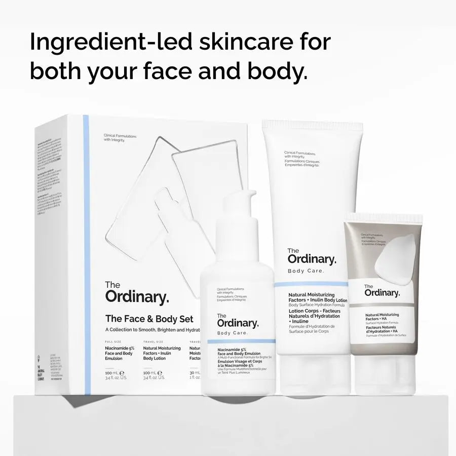 The Face & Body Set | The Ordinary The Ordinary Gift Sets Skinarchives
