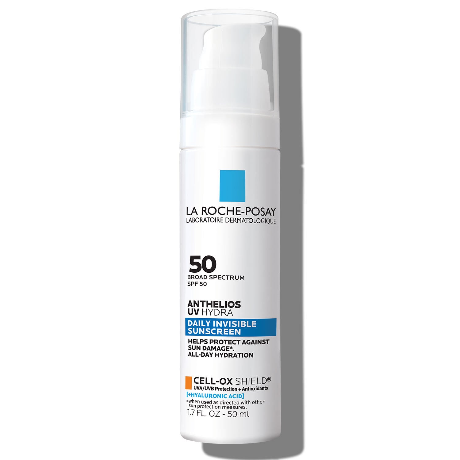 Anthelios UV Hydra Hydrating Face Sunscreen SPF 50 With Hyaluronic Acid | La Roche-Posay
