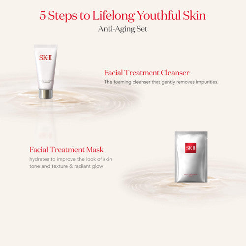 PITERA™ Anti-Aging Set - 6-Piece Skincare Bundle | SK-II