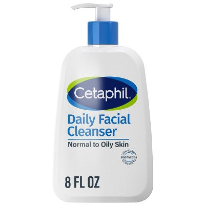 Cetaphil Daily Face Wash Cleanser for Normal to Oily Skin - 20 fl oz Contains Vitamin B5