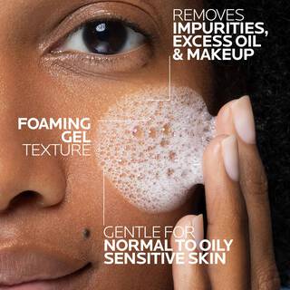 Toleriane Purifying Foaming Facial Wash | Clinically Tested, Derm Recommended