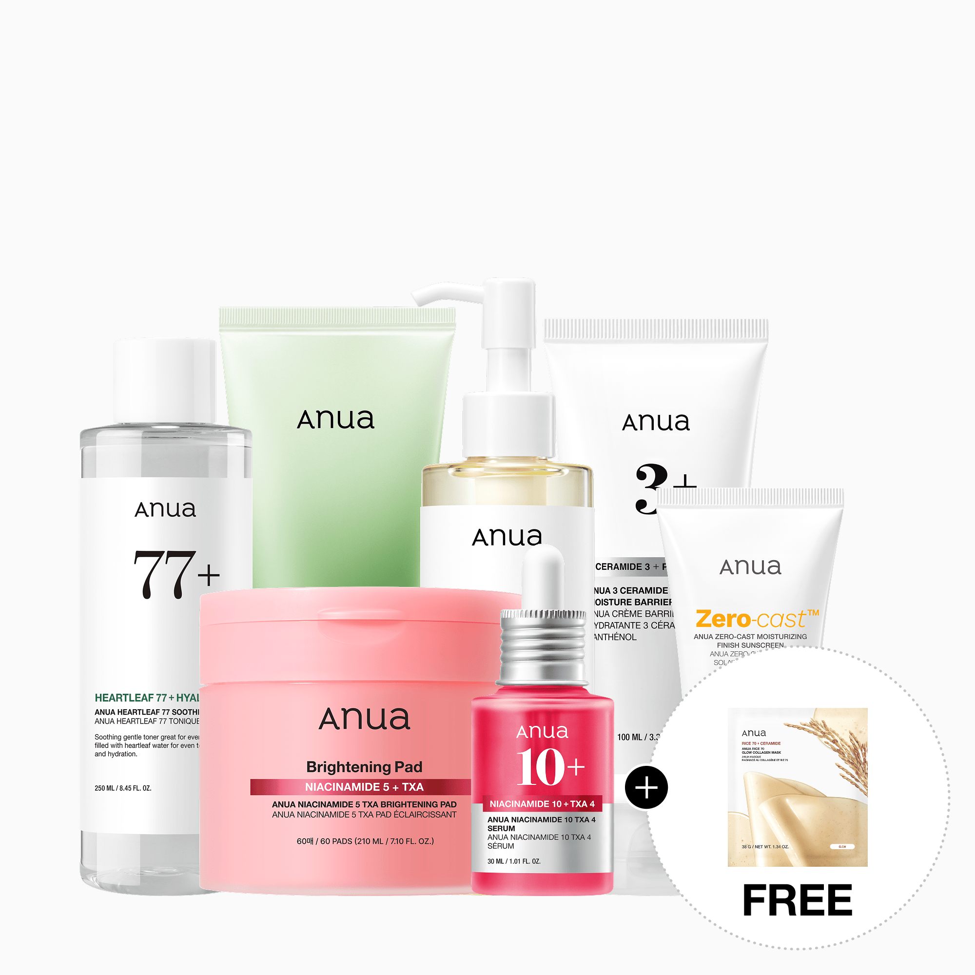 ANUA 7 day Ultimate Glass Glow Set