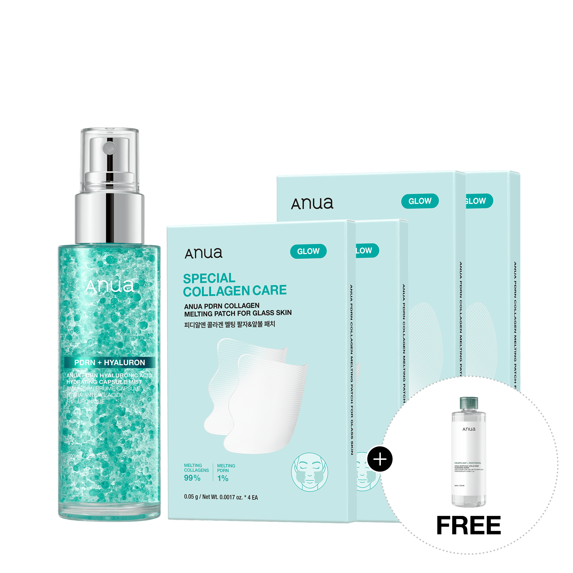 ANUA PDRN Collagen Wrinkle Smoothing Set
