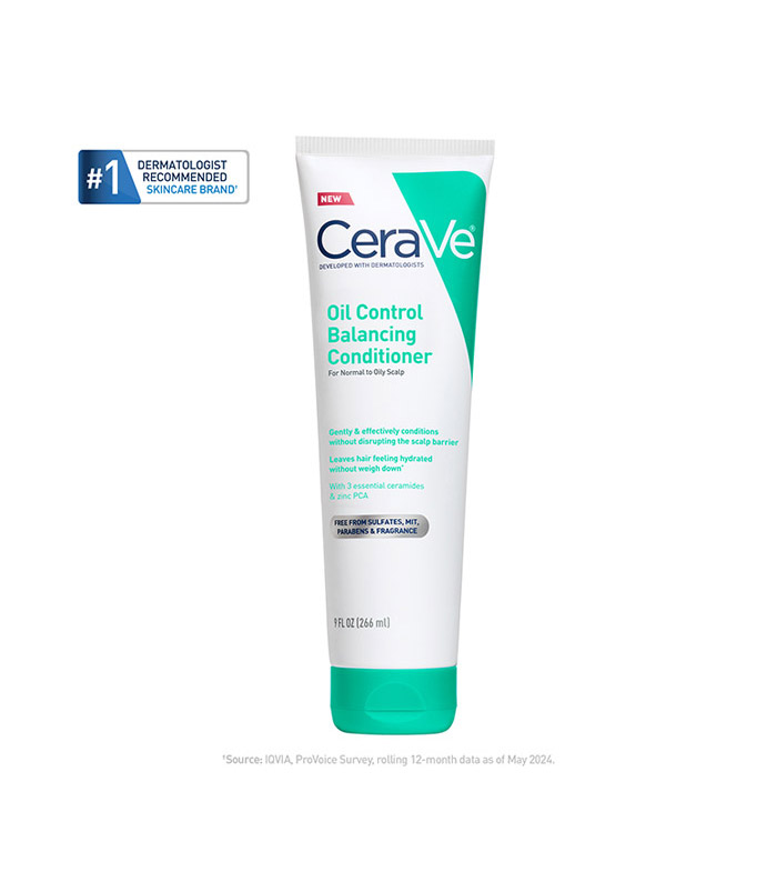 Oil Control Balancing Conditioner for Greasy Oil-Prone Hair | CeraVe