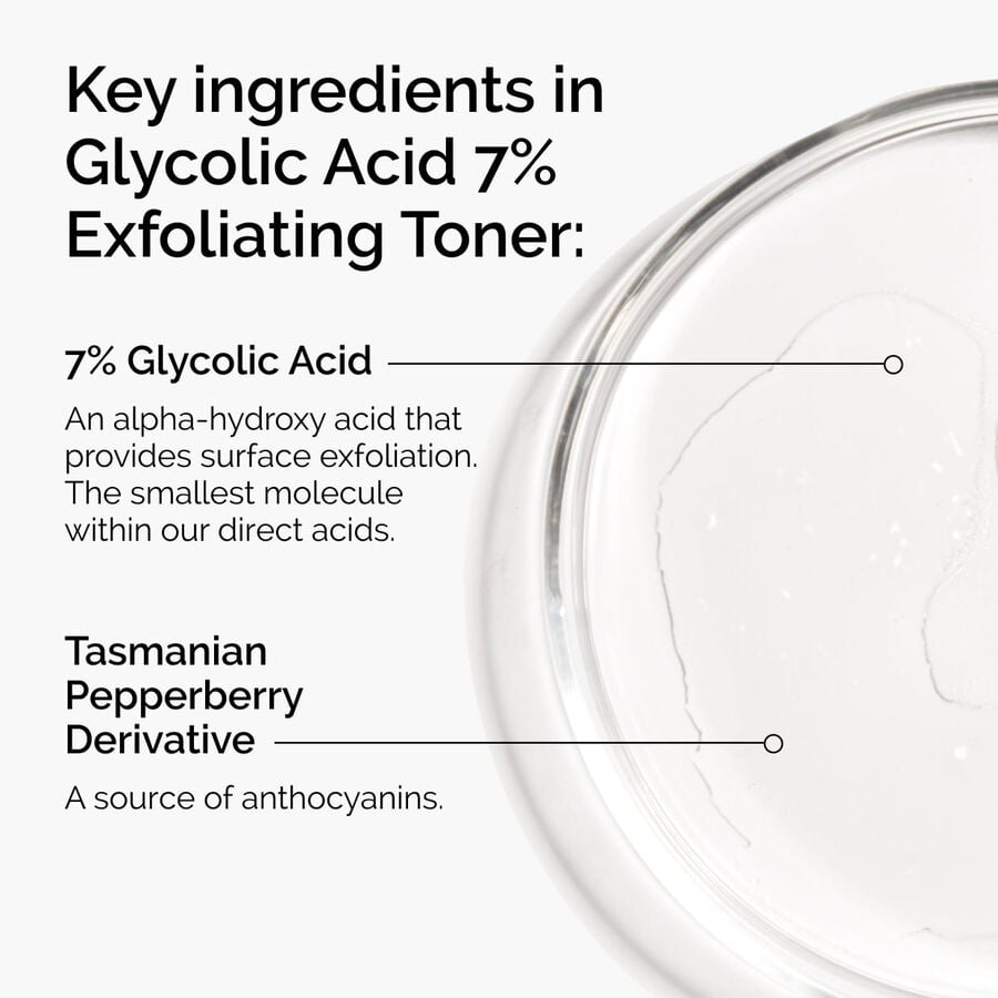 Glycolic Acid 7% Exfoliating Toner | The Ordinary